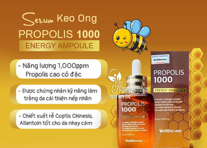 Serum keo ong Wellderma Propolis 1000 Energy Ampoule 50ml 6