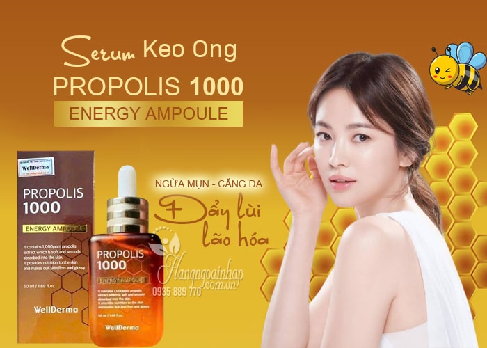 Serum keo ong Wellderma Propolis 1000 Energy Ampoule 50ml 34