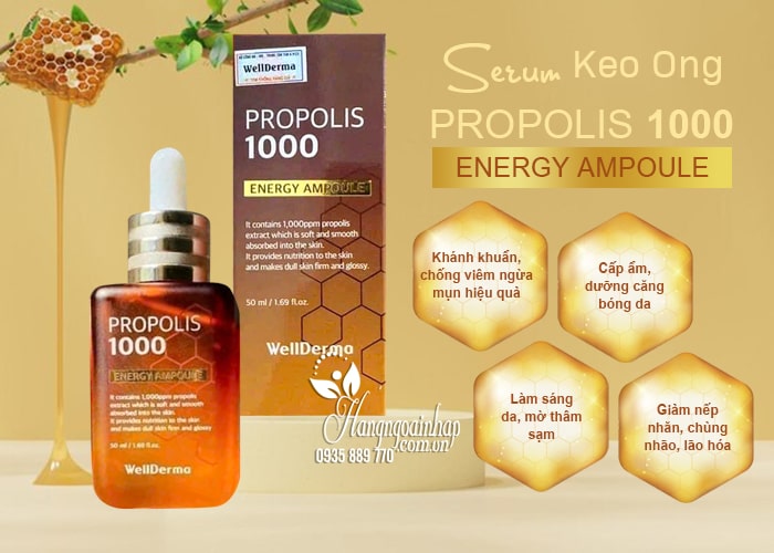 Serum keo ong Wellderma Propolis 1000 Energy Ampoule 50ml 49