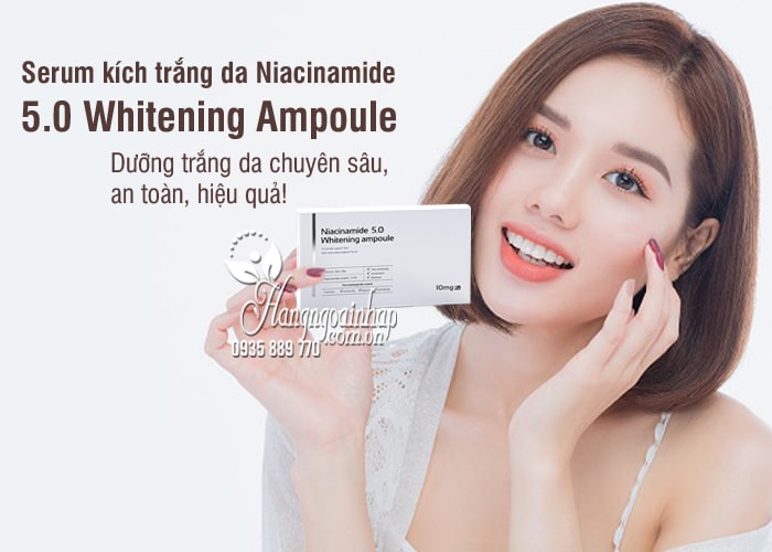 Serum kích trắng da Niacinamide 5.0 Whitening Ampoule 10 x 2ml 7