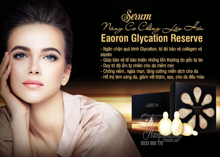 Serum nâng cơ chống lão hóa Eaoron Glycation Reserve 28 viên 9