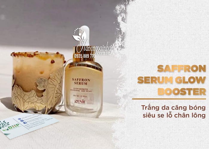 Serum nhụy hoa nghệ tây Genie Saffron Serum 30ml Hàn Quốc 00