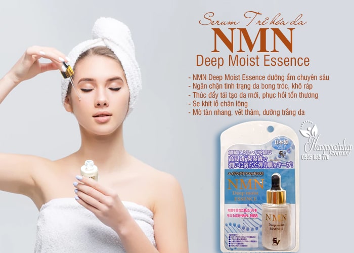 Serum NMN Deep Moist Essence 30ml Nhật Bản - Trẻ hóa da 7