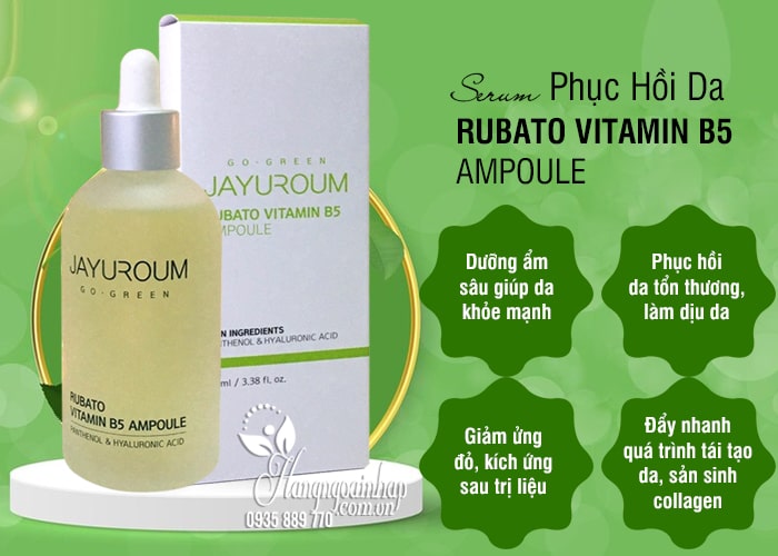 Serum phục hồi da Rubato Vitamin B5 Ampoule của Hàn 7
