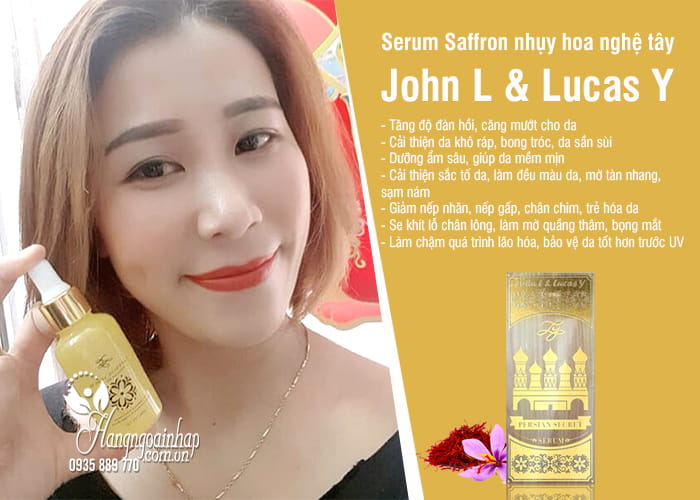 Serum Saffron nhụy hoa nghệ tây John L & Lucas Y 30ml 2