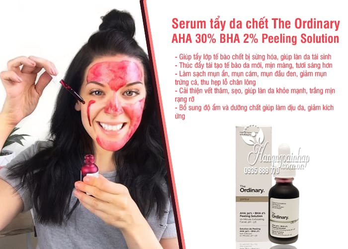 Serum tẩy da chết The Ordinary AHA 30% BHA 2% Peeling Solution 9