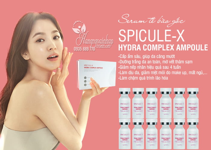 Serum tế bào gốc Spicule-X Hydra Complex Ampoule 12 lọ 0