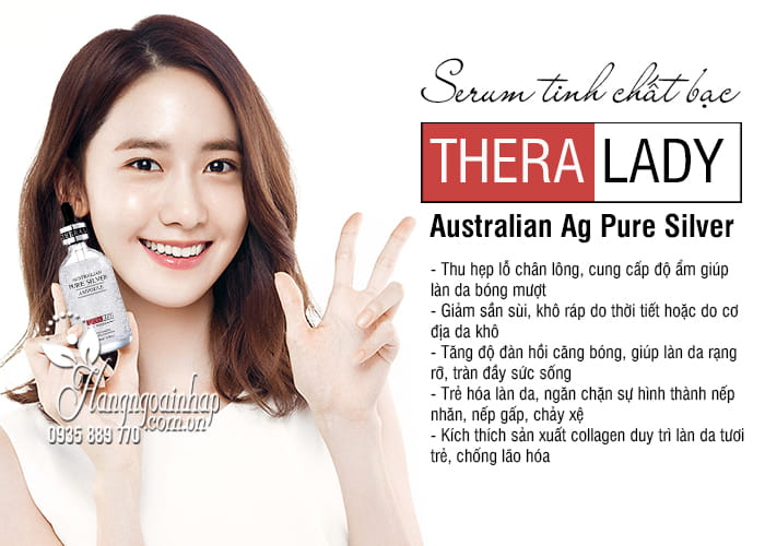 Serum tinh chất bạc Thera Lady Australian Ag Pure Silver Úc 7