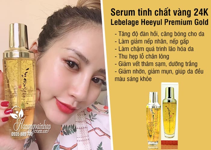 Serum tinh chất vàng 24K Lebelage Heeyul Premium Gold 3