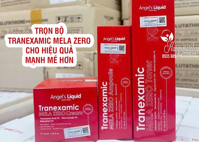 Serum Tranexamic Mela Zero Ampoule Angels Liquid 30ml Hàn Quốc 58