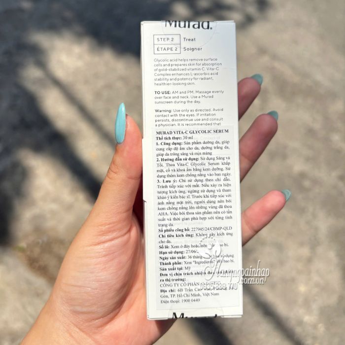 Serum trắng da mờ thâm nám Murad Vita C Glycolic Serum 12