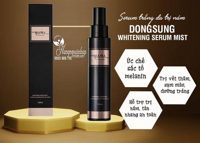 Tinh chất trắng da trị nám Dongsung Whitening Serum Mist 100ml 0