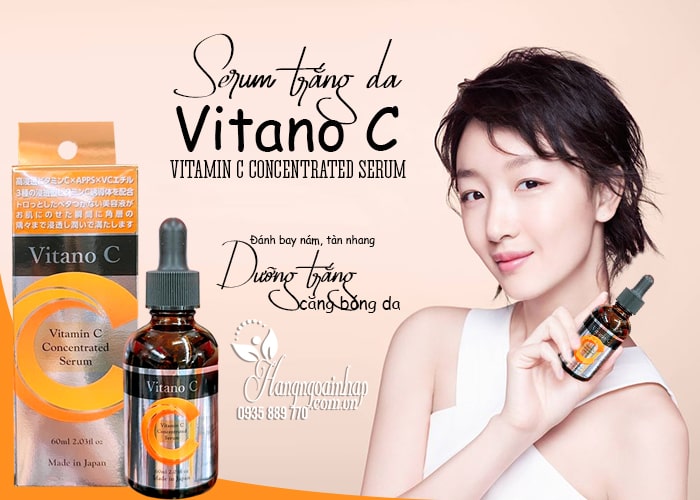 Serum trắng da Vitano C Vitamin C Concentrated Serum Nhật Bản 1