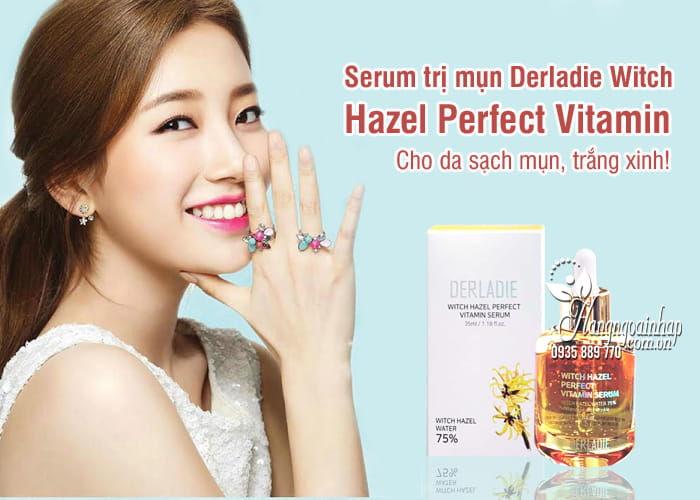 Serum trị mụn Derladie Witch Hazel Perfect Vitamin 35ml 1