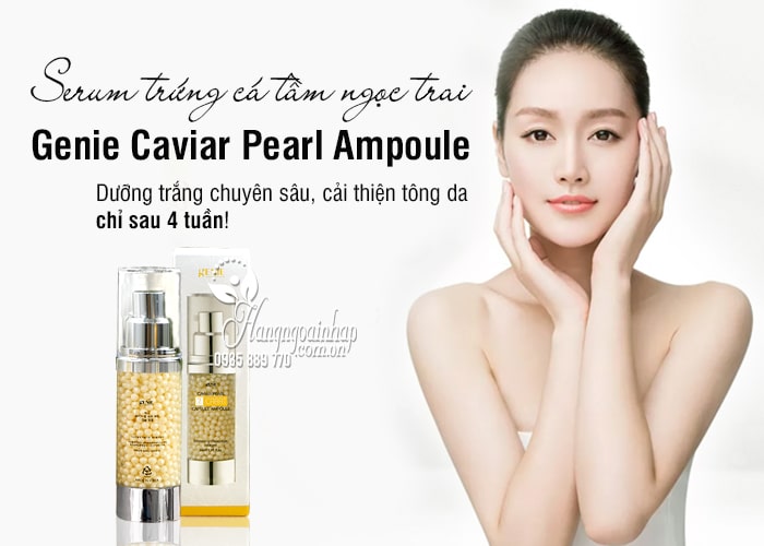 Serum trứng cá tầm ngọc trai Genie Caviar Pearl Ampoule 4