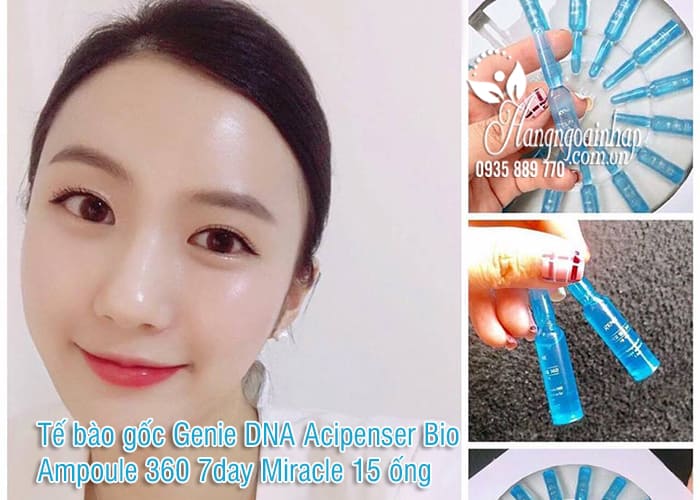 Tế bào gốc Genie DNA Acipenser Bio Ampoule 360 7day Miracle 15 ống 6