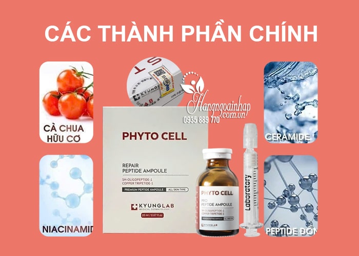 Tế bào gốc Kyung Lab Phyto Cell Repair Peptide Ampoule 20ml 3