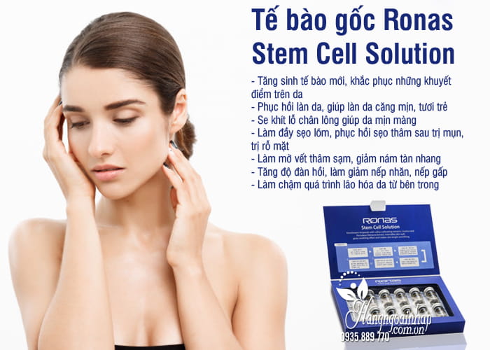 Tế bào gốc Ronas Stem Cell Solution Hàn Quốc 10 x 5ml 7