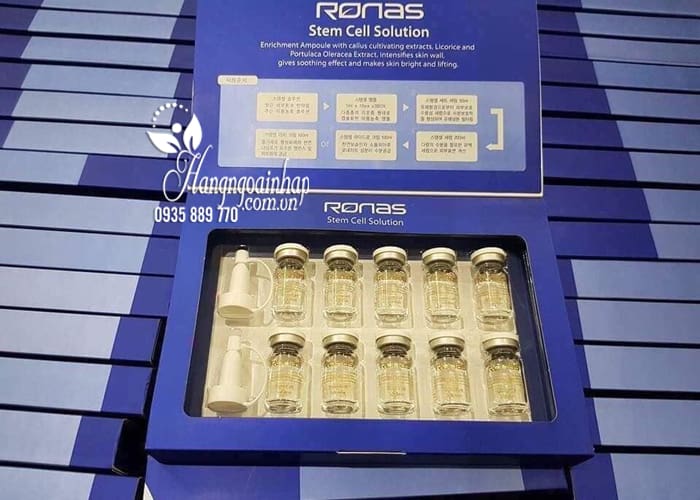 Tế bào gốc Ronas Stem Cell Solution Hàn Quốc 10 x 5ml 9