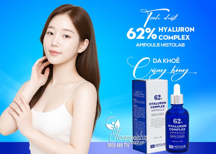 Tinh chất 62% Hyaluron Complex Ampoule Histolab chai 50ml 12