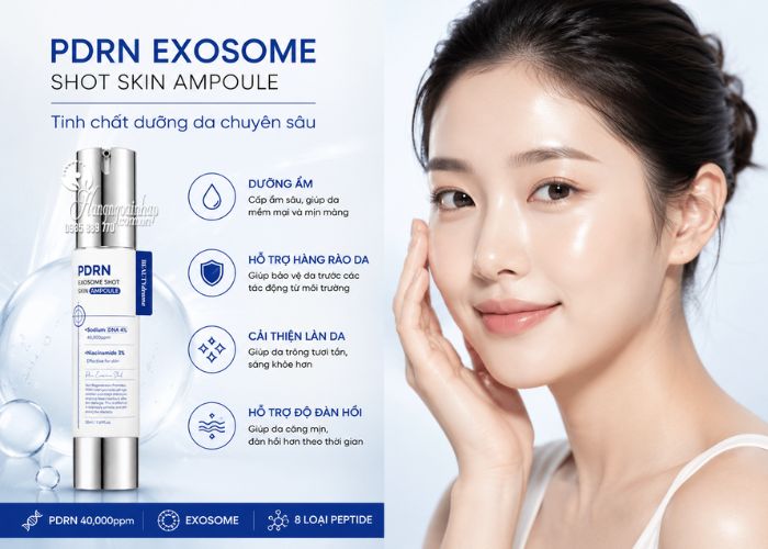 Tinh chất Beautydrama PDRN Exosome Shot Skin Ampoule công dụng
