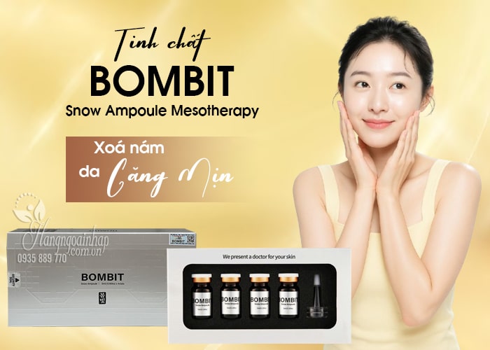 Tinh chất Bombit Snow Ampoule Mesotherapy 4 lọ của Hàn Quốc 23