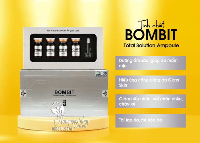 Tinh chất Bombit Total Solution Ampoule 5ml căng bóng da 99
