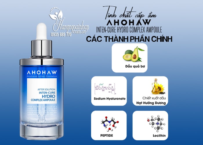 Tinh chất cấp ẩm Ahohaw Inten-Cure Hydro Complex Ampoule 3