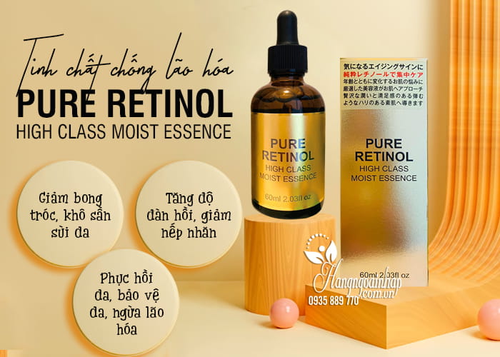 Tinh chất chống lão hóa Pure Retinol High Class Moist Essence 56