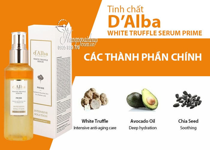 Tinh chất D’Alba White Truffle Serum Prime 100ml Hàn Quốc 56