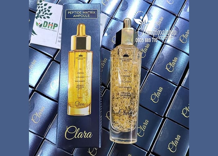 Tinh chất dưỡng ẩm trắng da Clara Peptide Matrix Ampoule