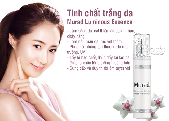 Tinh chất trắng da Murad Luminous Essence 50ml của Mỹ  2