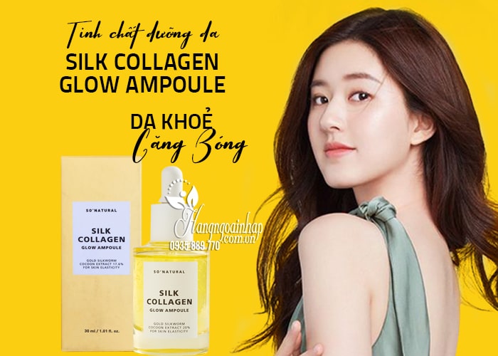 Tinh chất dưỡng da Silk Collagen Glow Ampoule của Hàn Quốc 23