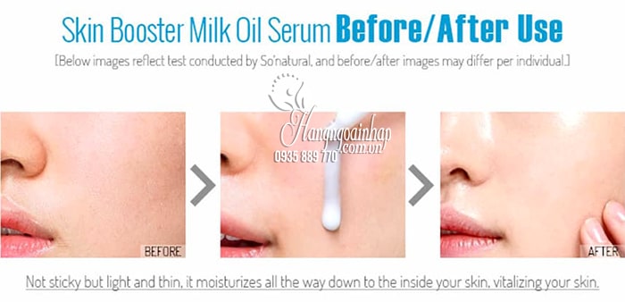 Tinh chất dưỡng trắng chuyên sâu Skin Booster Milk Oil Serum 5