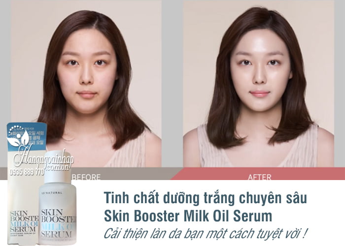 Tinh chất dưỡng trắng chuyên sâu Skin Booster Milk Oil Serum 1