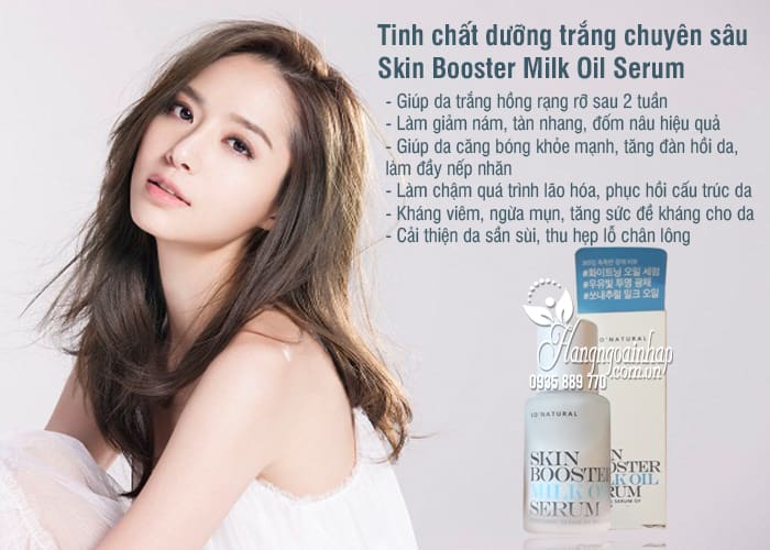 Tinh chất dưỡng trắng chuyên sâu Skin Booster Milk Oil Serum 3