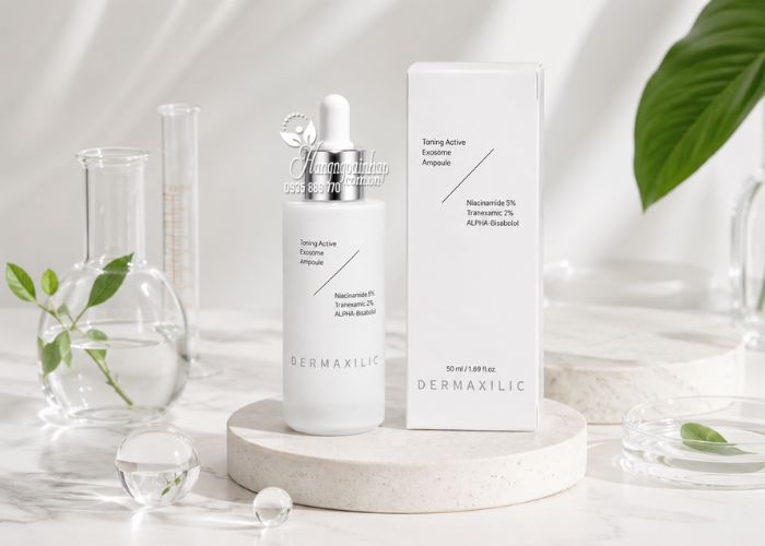 Tinh chất dưỡng trắng Dermaxilic Toning Active Exosome Ampoule