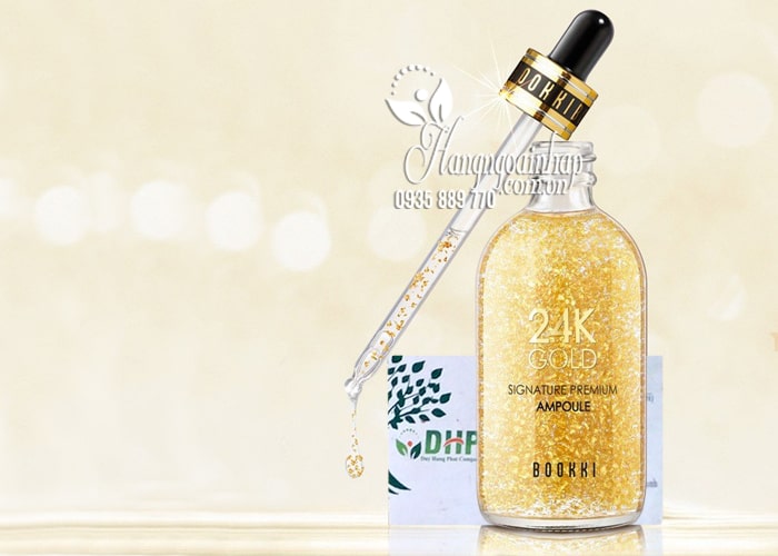 Tinh chất nâng cơ Bookki 24K Gold Signature Premium Ampoule 100ml 8