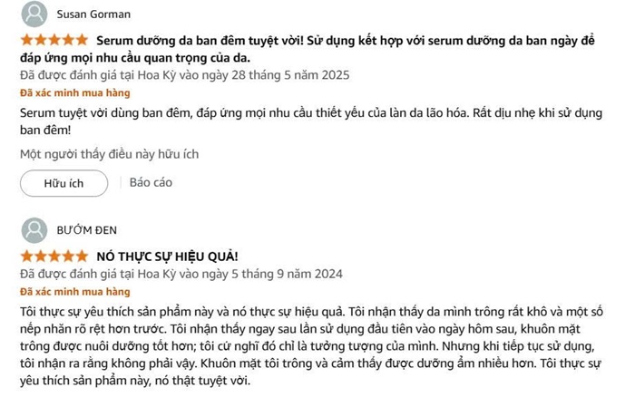 review Tinh chất Olay Super Serum Night Repair