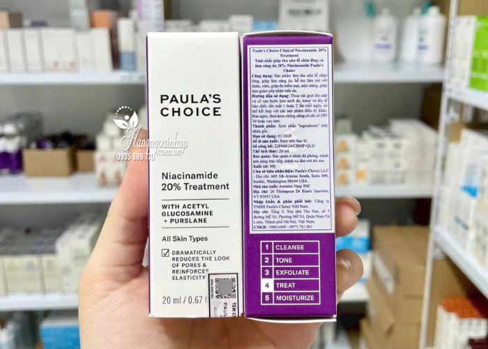 Tinh chất Paulas Choice Niacinamide 20% Treatment của Mỹ 20ml 23
