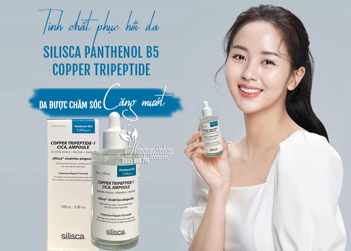 Tinh chất phục hồi da Silisca Panthenol B5 Copper Tripeptide  4