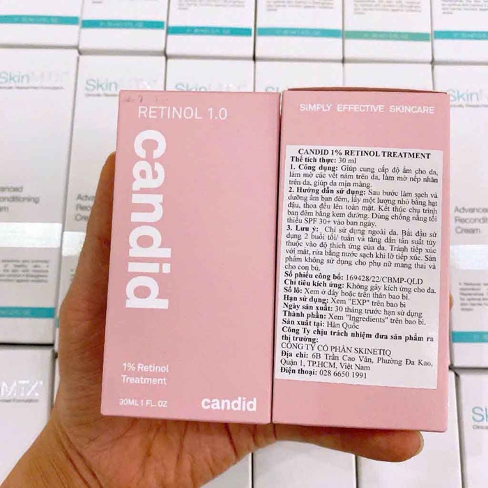 Tinh chất Retinol Candid 1.0 Treatment 30ml căng bóng da