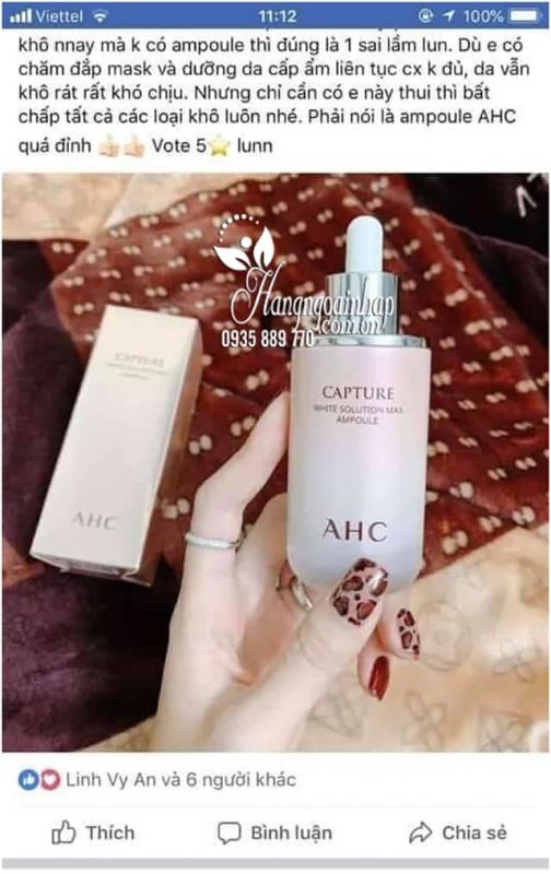 Tinh chất serum AHC Capture Solution Max Ampoule 50ml Hàn Quốc 2