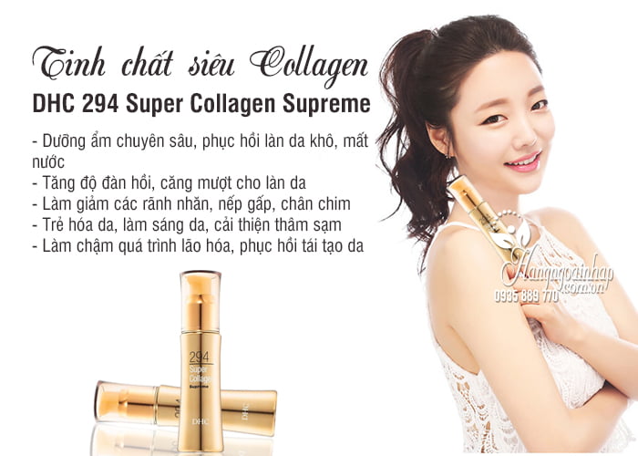 Tinh chất siêu Collagen DHC 294 Super Collagen Supreme Nhật 4