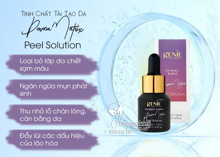 Tinh chất tái tạo da Genie Derma Matrix Peel Solution Hàn Quốc 67