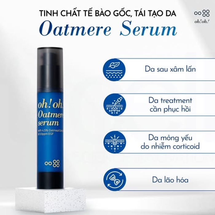 Tinh chất tế bào gốc phục hồi da Oh! Oh! Oatmere Serum Hàn Quốc