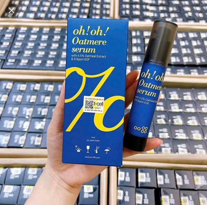 Tinh chất tế bào gốc phục hồi da Oh! Oh! Oatmere Serum 25ml 9