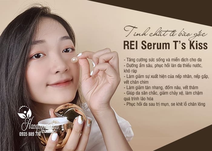 Tinh chất tế bào gốc REI Serum T’s Kiss 30 viên của Nhật Bản  5