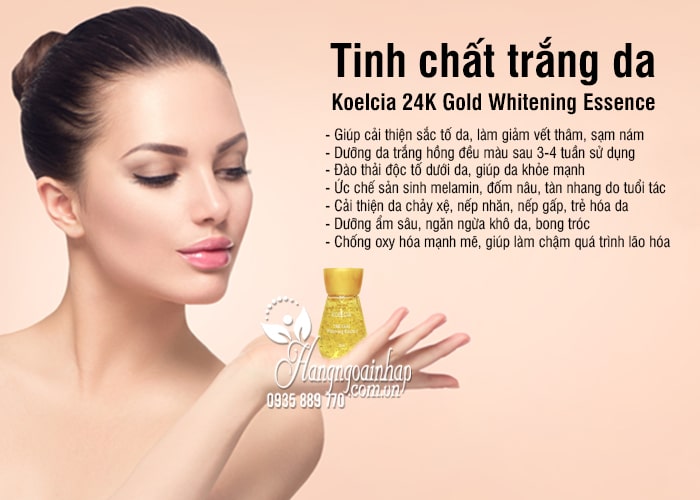 Tinh chất trắng da Koelcia 24K Gold Whitening Essence 30ml 4