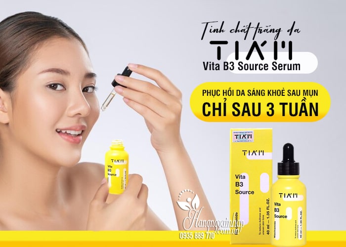 Serum dưỡng trắng phục hồi da Tiam Vita B3 Source Hàn Quốc 1